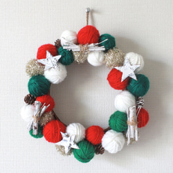 針織花環流行聖誕節- 第1張的照片