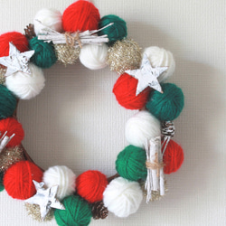 針織花環流行聖誕節- 第2張的照片