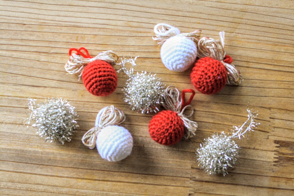 ミニなクリスマスニットオーナメント 3枚目の画像