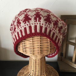 北欧トラディショナルベレー帽【ルージュ】 3枚目の画像
