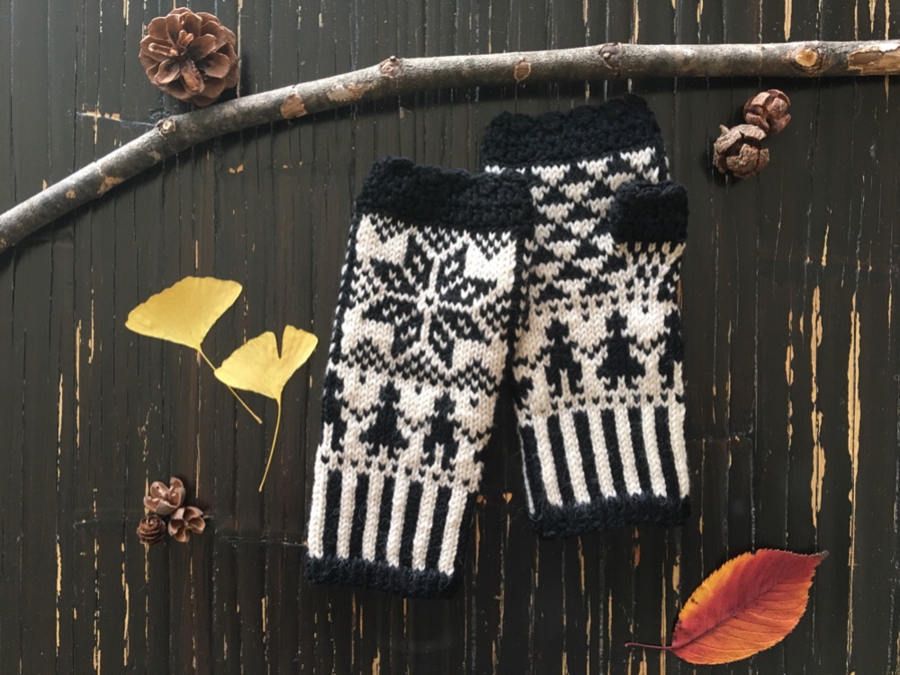 北欧トラディショナルハンドウォーマー【ノアール】