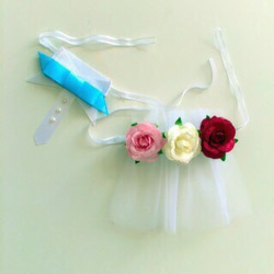 グラスドレス♡3色のバラ 1枚目の画像
