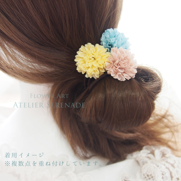 Floral hairtie 第2張的照片