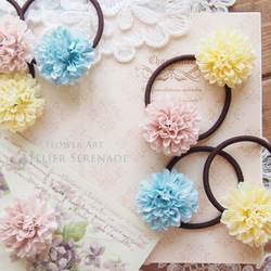 Floral hairtie 第3張的照片