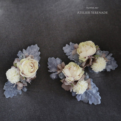 ダスティ・ミラーの花飾り -Shabby lime rose 3枚目の画像