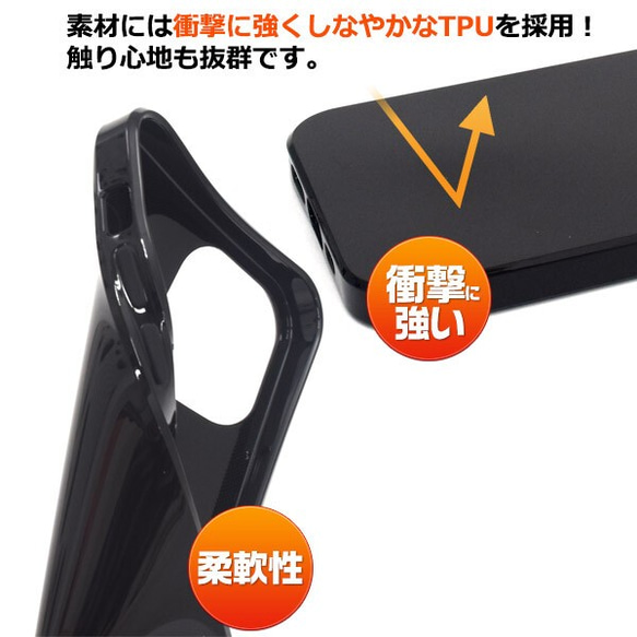 【6個セット】iPhone 12 mini TPUソフトケース＜オリジナル商品製作用＞ 2枚目の画像