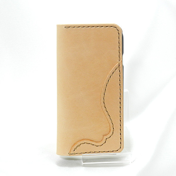 iPhone  SE3 / SE2 / 8 / 7 (4.7) サドルレザー手帳型ケース　iP7-020000