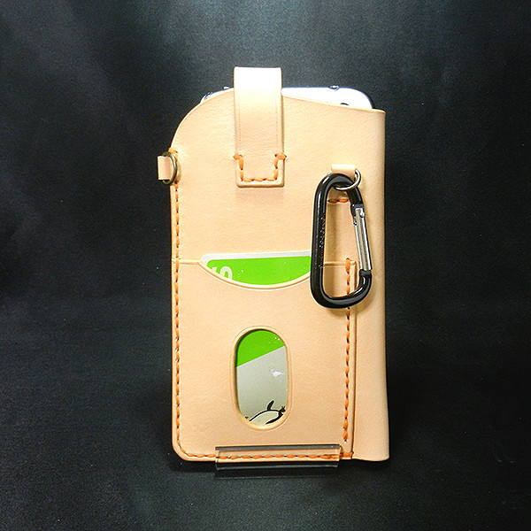 サドルレザー　スマホケース＋パスケース【縫い糸の色選べます】