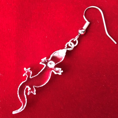 アクリルで描いたヒョウモントカゲモドキ