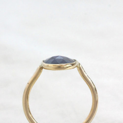 Rosecut Iolite Ring K10YG ローズカットアイオライトのリング 7枚目の画像