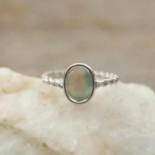 Bicolor Andecine Ring #11号 バイカラーアンデシンリング SV