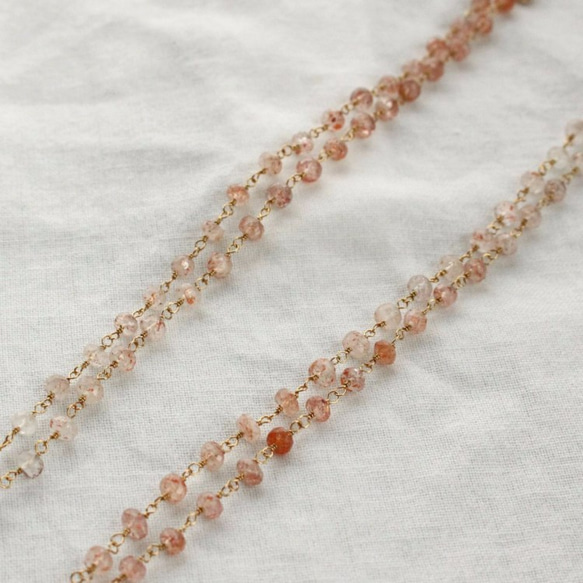 Sunstone Long Necklace 3枚目の画像