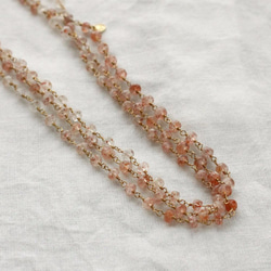 Sunstone Long Necklace 4枚目の画像