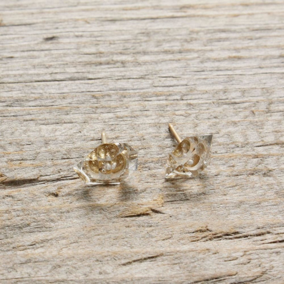 HerkimerDiamond Stud Pierce w/ 14KGF 4枚目の画像