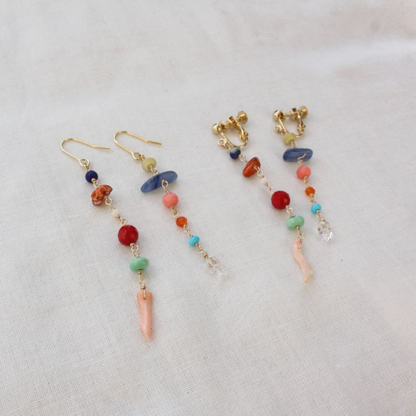 "Twelve Senses" long earrings "12センス"のロングピアス/イヤリング 3枚目の画像