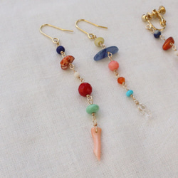 "Twelve Senses" long earrings "12センス"のロングピアス/イヤリング 4枚目の画像