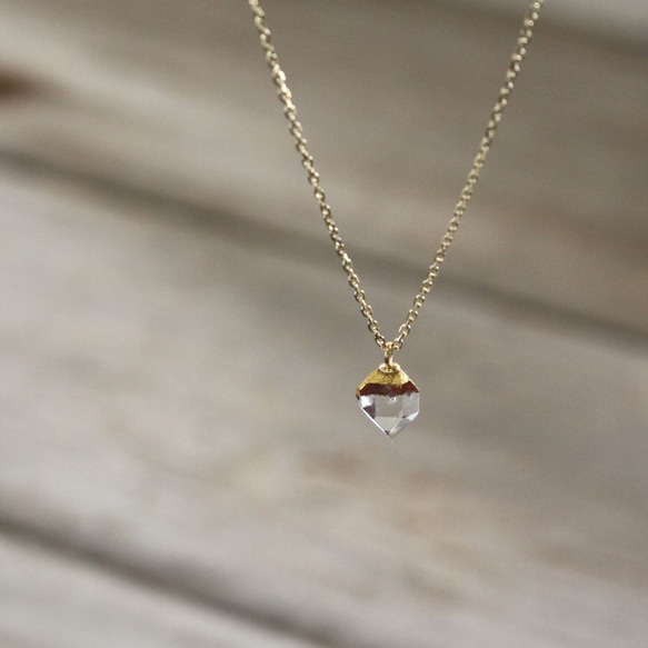 accessories mau ハーキマー一粒ネックレス　アクセサリーマウ accessories mau ハーキマー一粒ネックレス アクセサリーマウ