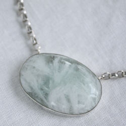 Angel Feather Fluorite Necklace エンジェルフェザーフローライトのネックレス 6枚目の画像