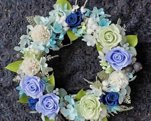 春の小花とグリーンのハーフリース 母の日のギフトにも 春の小花と