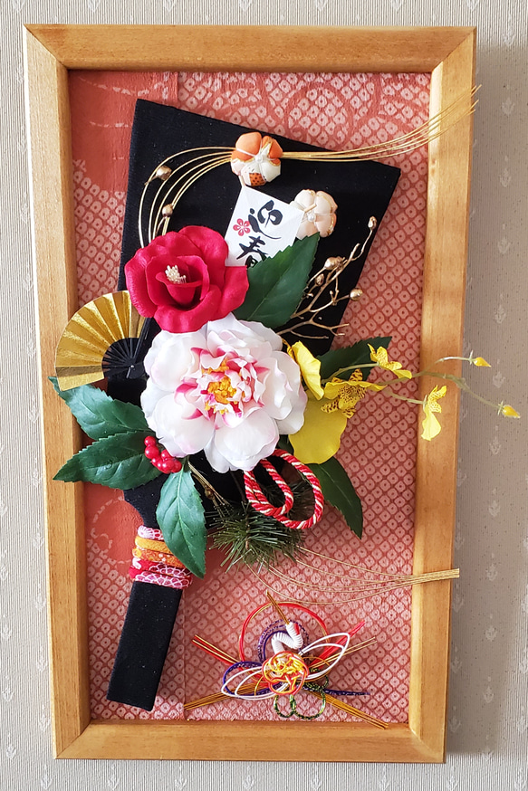 ハンドメイド　お正月　羽子板　編みぐるみ　インテリア ハンドメイド お正月 羽子板 編みぐるみ インテリア