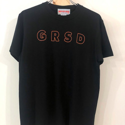 GROW RISE DESIGN　ロゴTシャツ（プリントカラー・オレンジ） 1枚目の画像