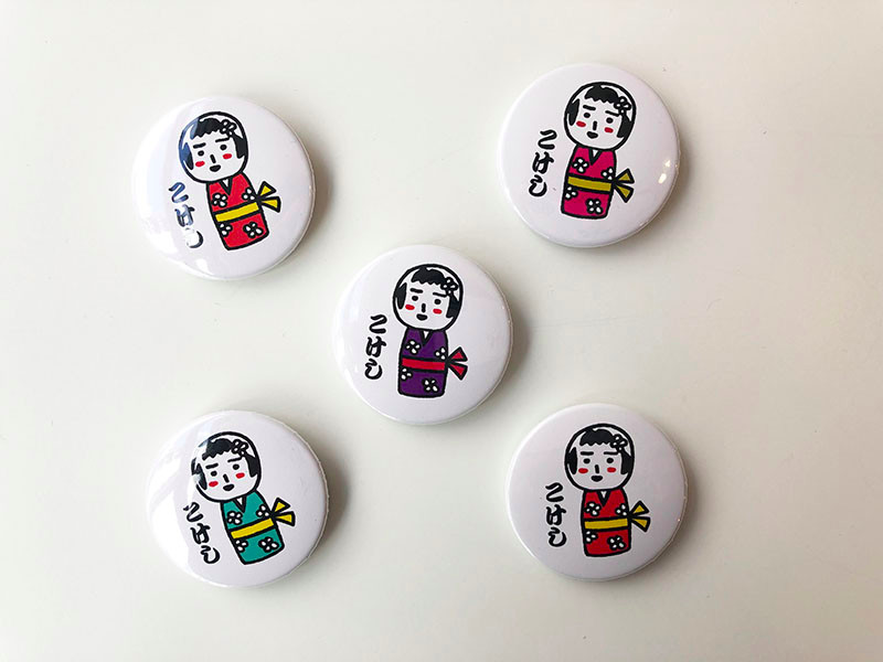 浴衣 缶バッジ ヘブバン