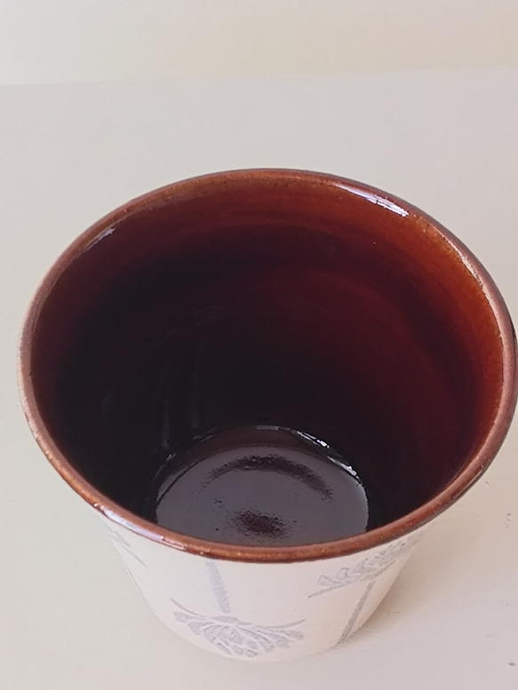 陶小町series/フリーカップ(野花B)～秋冬製作～ 3枚目の画像