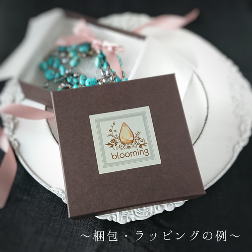 黒蝶貝・淡水パール・オニキスのモノトーンカラー フリンジ