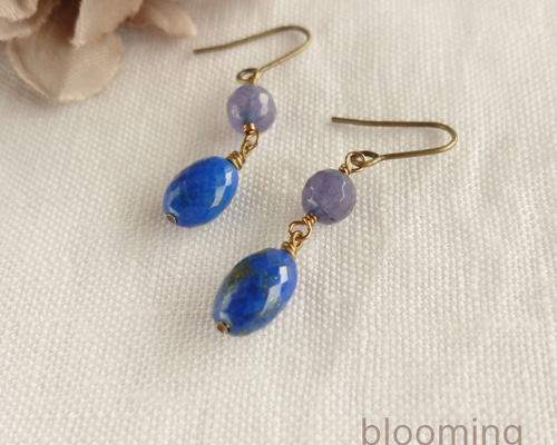 ◇ nagomi様◇ 天然石 ラピスラズリのピアス/イヤリング ◇ nagomi様