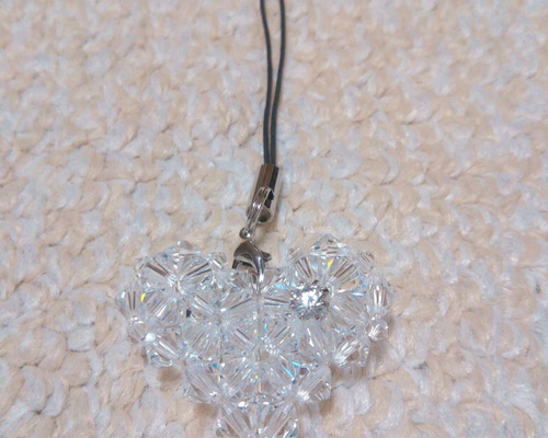 Swarovski ハート型チャーム クリスタル 正規品】SWAROVSKI ハートチャーム×クリスタル ネックレス 【箱