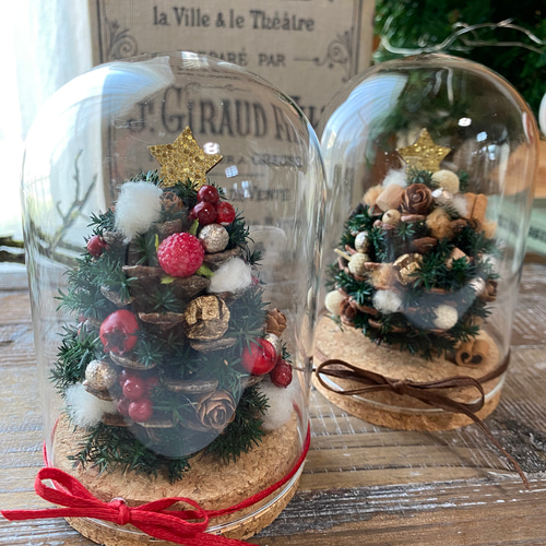 vintage ✵ ガラスドーム オールドツリーと羊さん vintage ✵ ガラス