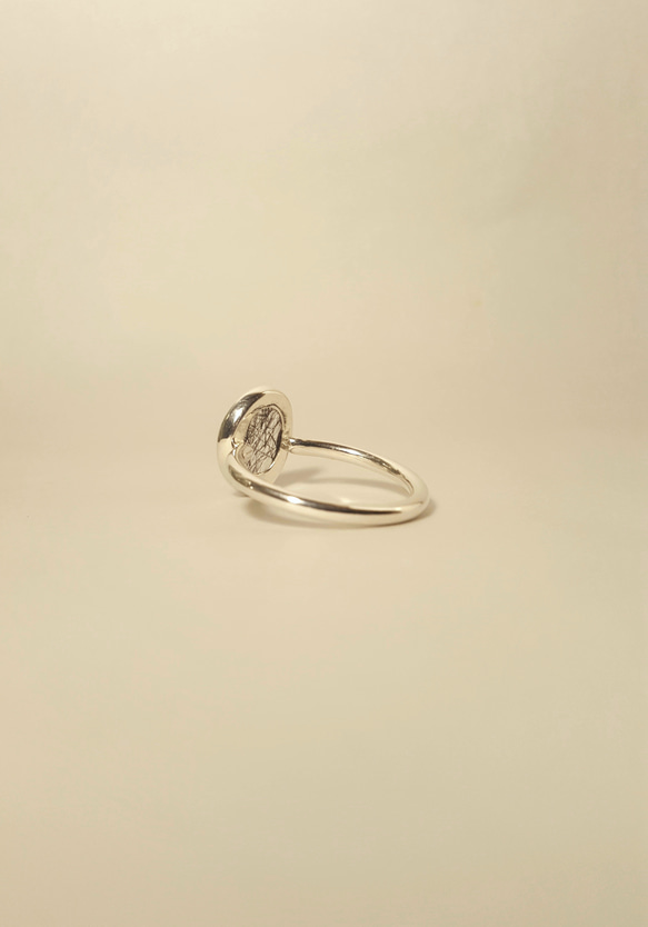 ◆1点もの◆・tourmaline quartz・tubu ring ・silver・ 6枚目の画像