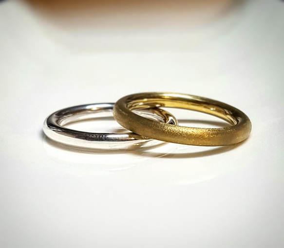 ◆受注制作◆ ＊ manmaru ＊ ring ＊ zara-zara ＊ Gold-vermeil ＊ 3枚目の画像