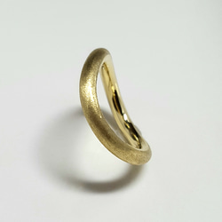 ◆受注制作◆ ＊ kyoku-sen ＊ ring ＊ zara-zara ＊ brass ＊ 2枚目の画像