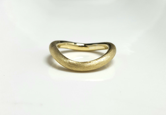 ◆受注制作◆ ＊ kyoku-sen ＊ ring ＊ zara-zara ＊ brass ＊ 3枚目の画像