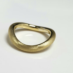 ◆受注制作◆ ＊ kyoku-sen ＊ ring ＊ zara-zara ＊ brass ＊ 4枚目の画像