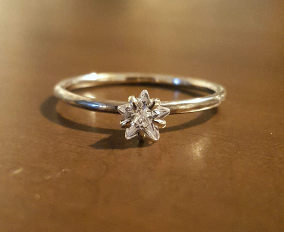 ◆再販◆受注制作◆ ＊ 星の指輪 ＊ star ring ＊ silver ＊ 2枚目の画像