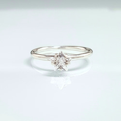 ◆再販◆受注制作◆ ＊ 星の指輪 ＊ star ring ＊ silver ＊ 8枚目の画像