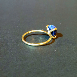 ◆受注制作◆ sodalite・・grain ring・・brass・・ 4枚目の画像