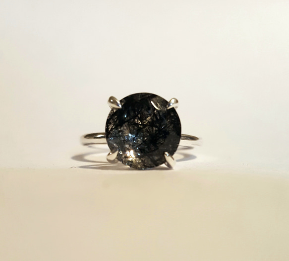 ◆1点もの◆・tourmaline quartz・large grain ring ・silver・ 7枚目の画像