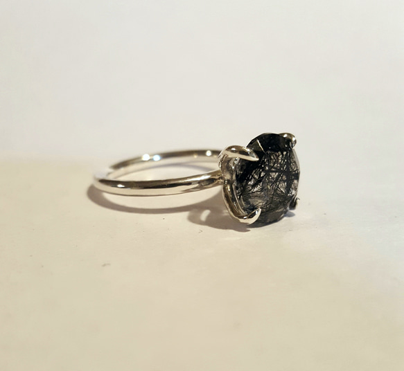 ◆1点もの◆・tourmaline quartz・large grain ring ・silver・ 8枚目の画像