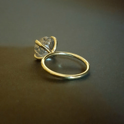 ◆1点もの◆・tourmaline quartz・large grain ring ・brass・ 6枚目の画像