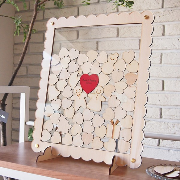 木製ハート型シェルフ⭐︎値下げ中