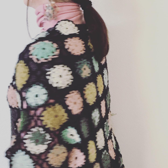 チューリップ様ハンドメイドリバティワンピース2021A84 （リバティ  