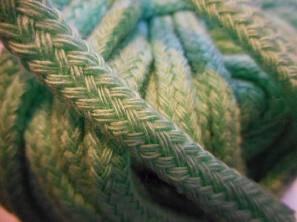 木綿の紐　水色　20ｍ　 3枚目の画像