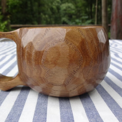 　　　キハダの一木彫りコーヒーカップ　 7枚目の画像