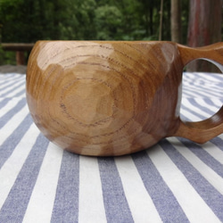 　　　キハダの一木彫りコーヒーカップ　 8枚目の画像