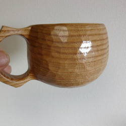 栗の木の一木彫りコーヒーカップ 8枚目の画像