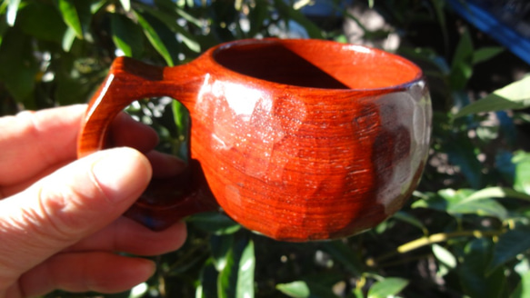  木瓜雕花咖啡杯 第9張的照片