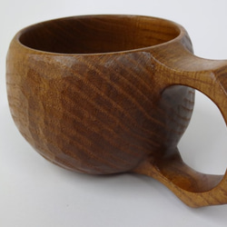 桑の木の一木彫りコーヒーカップ 5枚目の画像